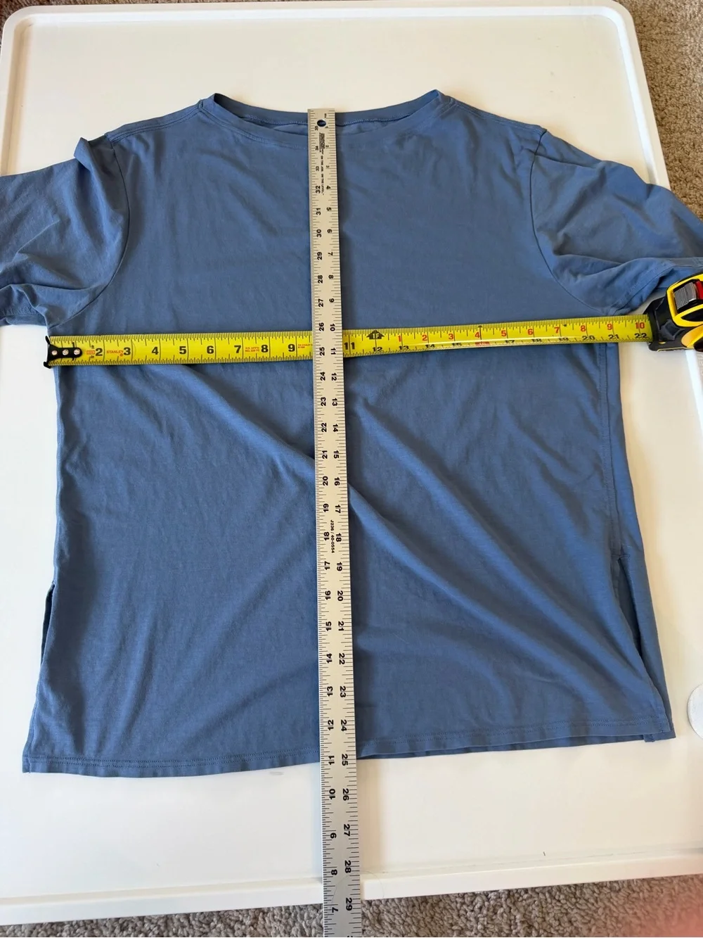 Lululemon Relaxed-Fit Boat Neck Women’s T-Shirt in Oasis Blue Size Medium Active